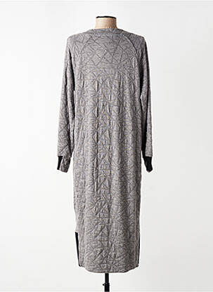 Rochie midi mâneci lungi mâneci lungi gri GERSHON BRAM femeie
