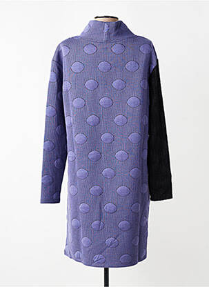 Rochie scurtă mâneci lungi mâneci lungi violet KOZAN femeie