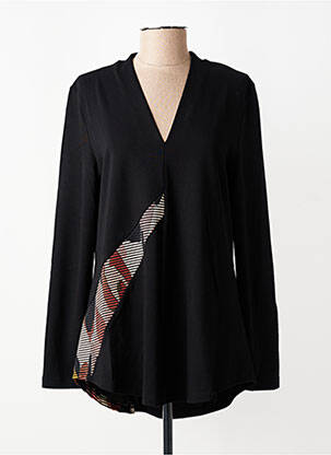 Top mâneci lungi mâneci lungi negru ALEMBIKA femeie