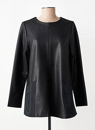 Top mâneci lungi mâneci lungi negru KOZAN femeie