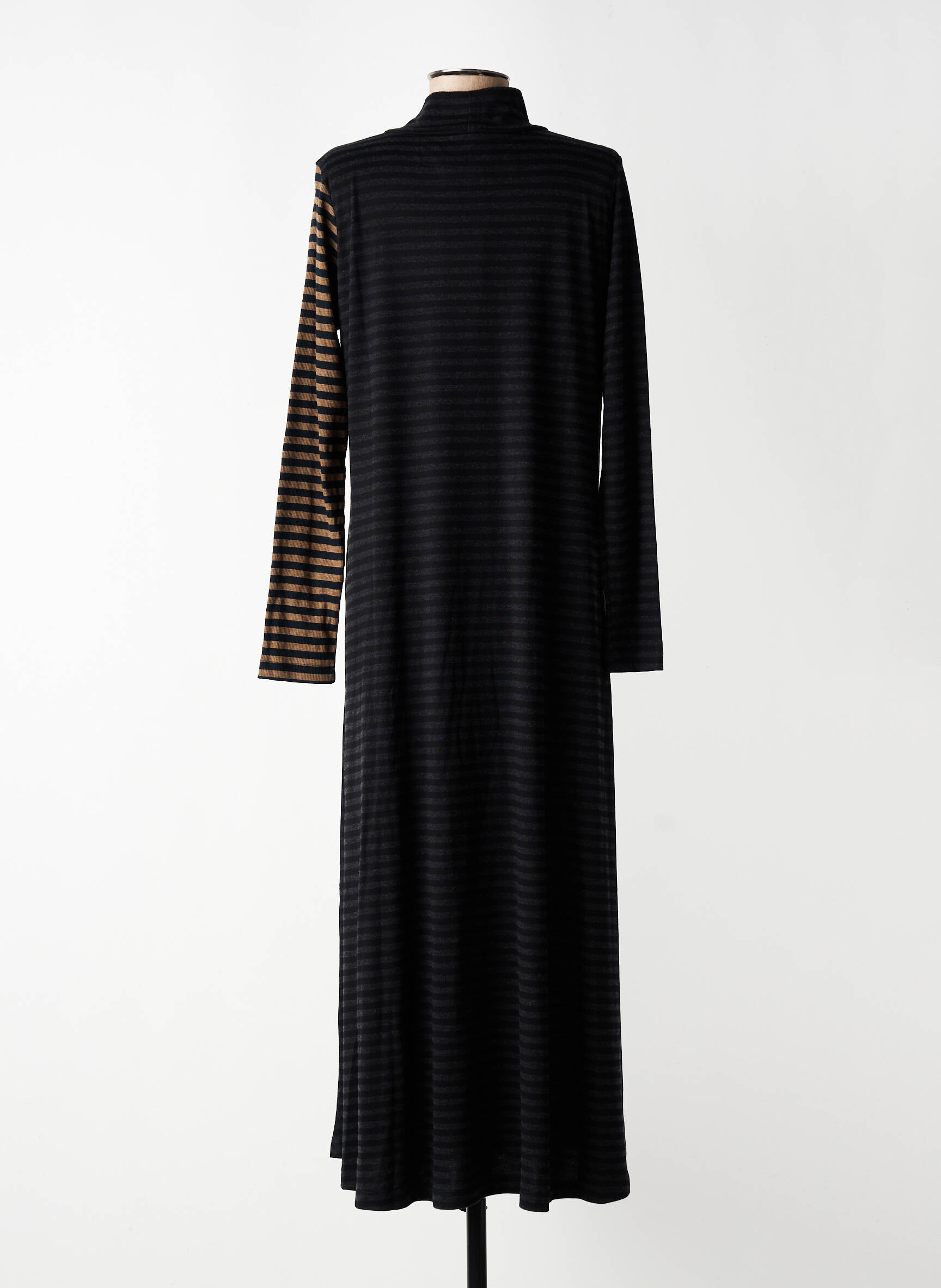 Rochie lungă mâneci lungi mâneci lungi negru URBAN BY ALEMBIKA femeie