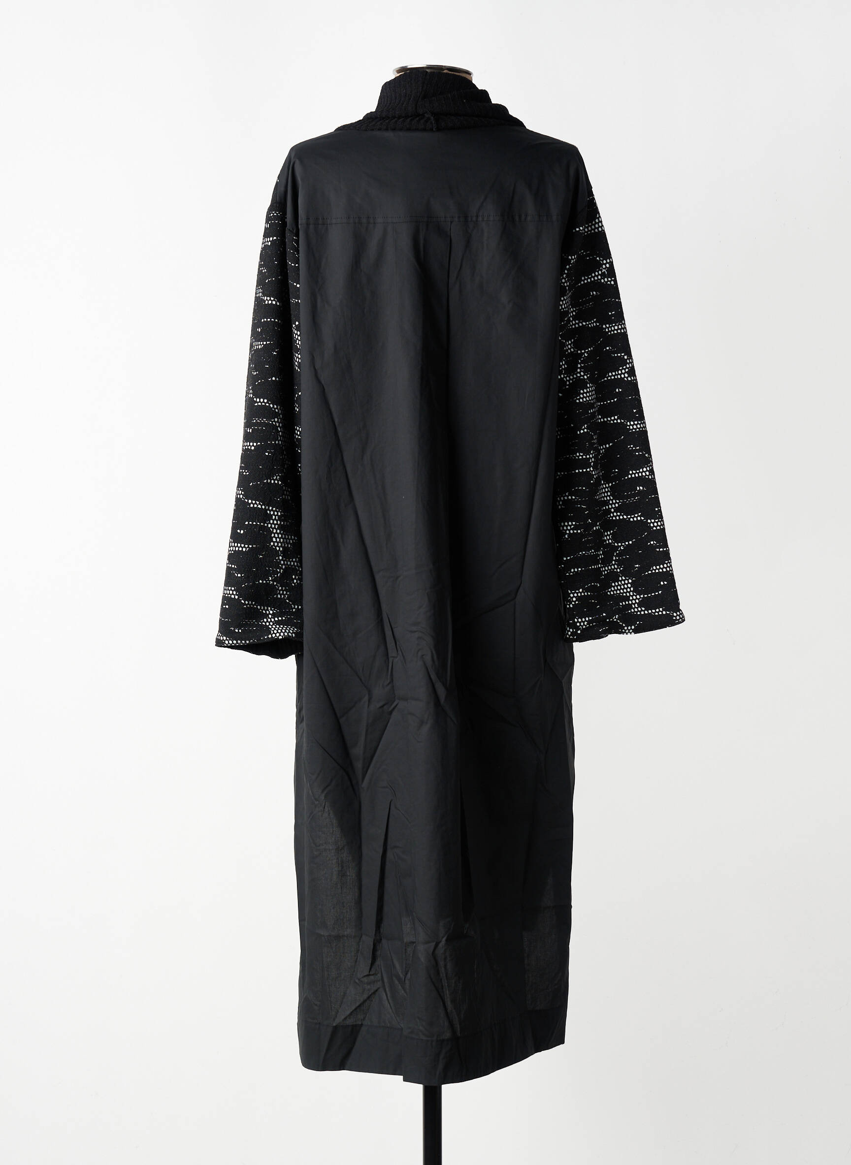 Rochie midi mâneci lungi mâneci lungi negru GERSHON BRAM femeie