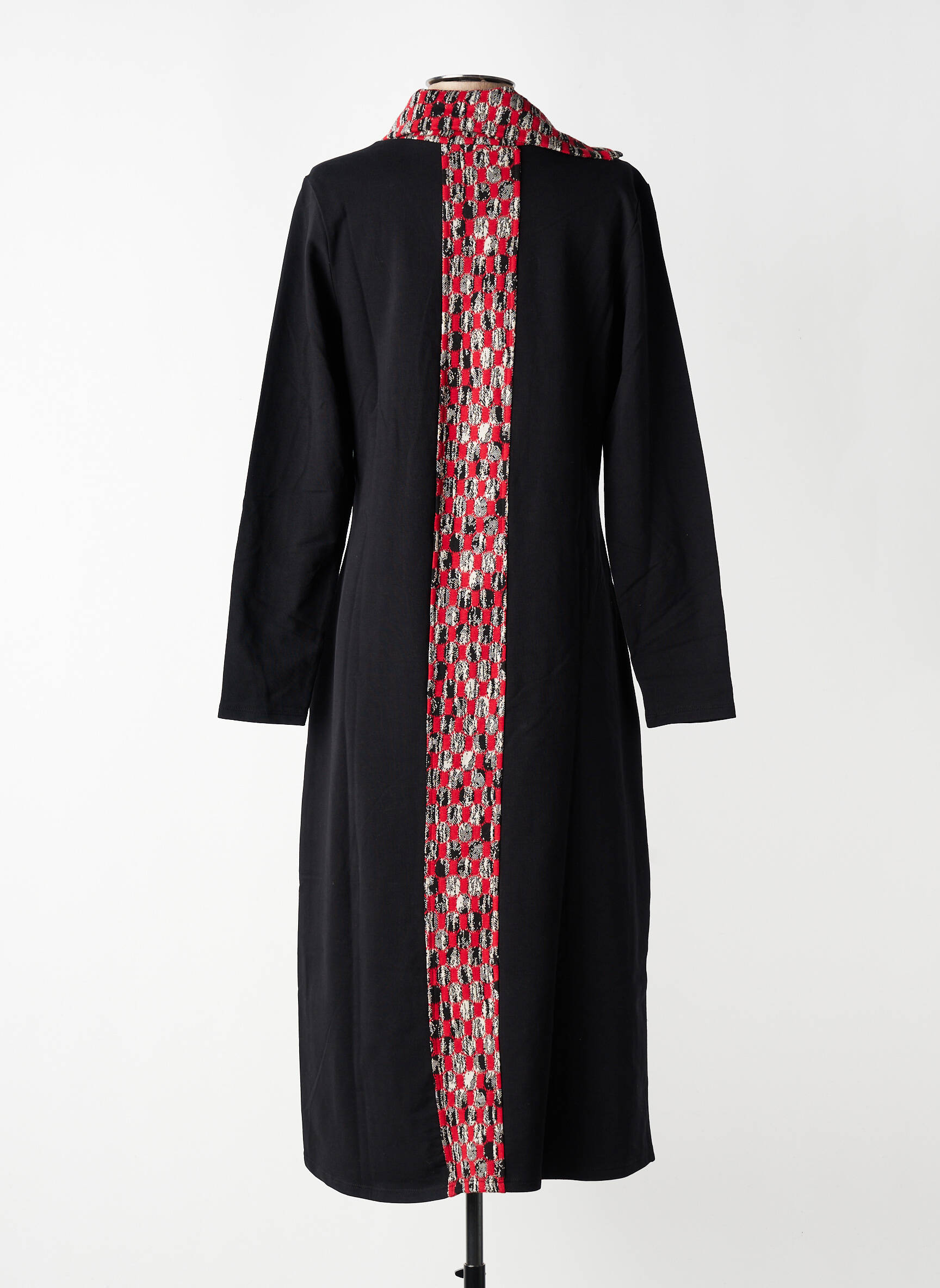 Rochie midi mâneci lungi mâneci lungi roșu KOZAN femeie