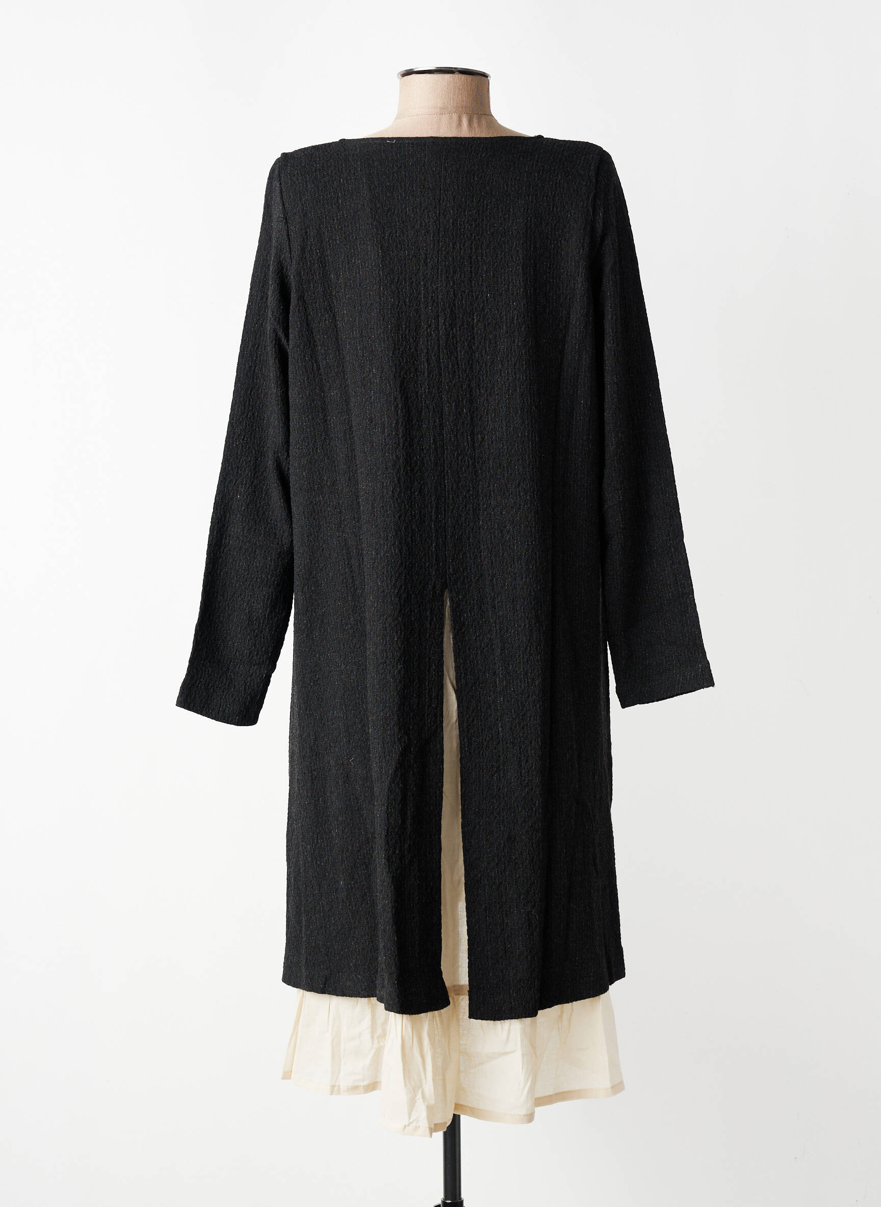 Rochie midi mâneci 3/4 mâneci 3/4 negru GERSHON BRAM femeie