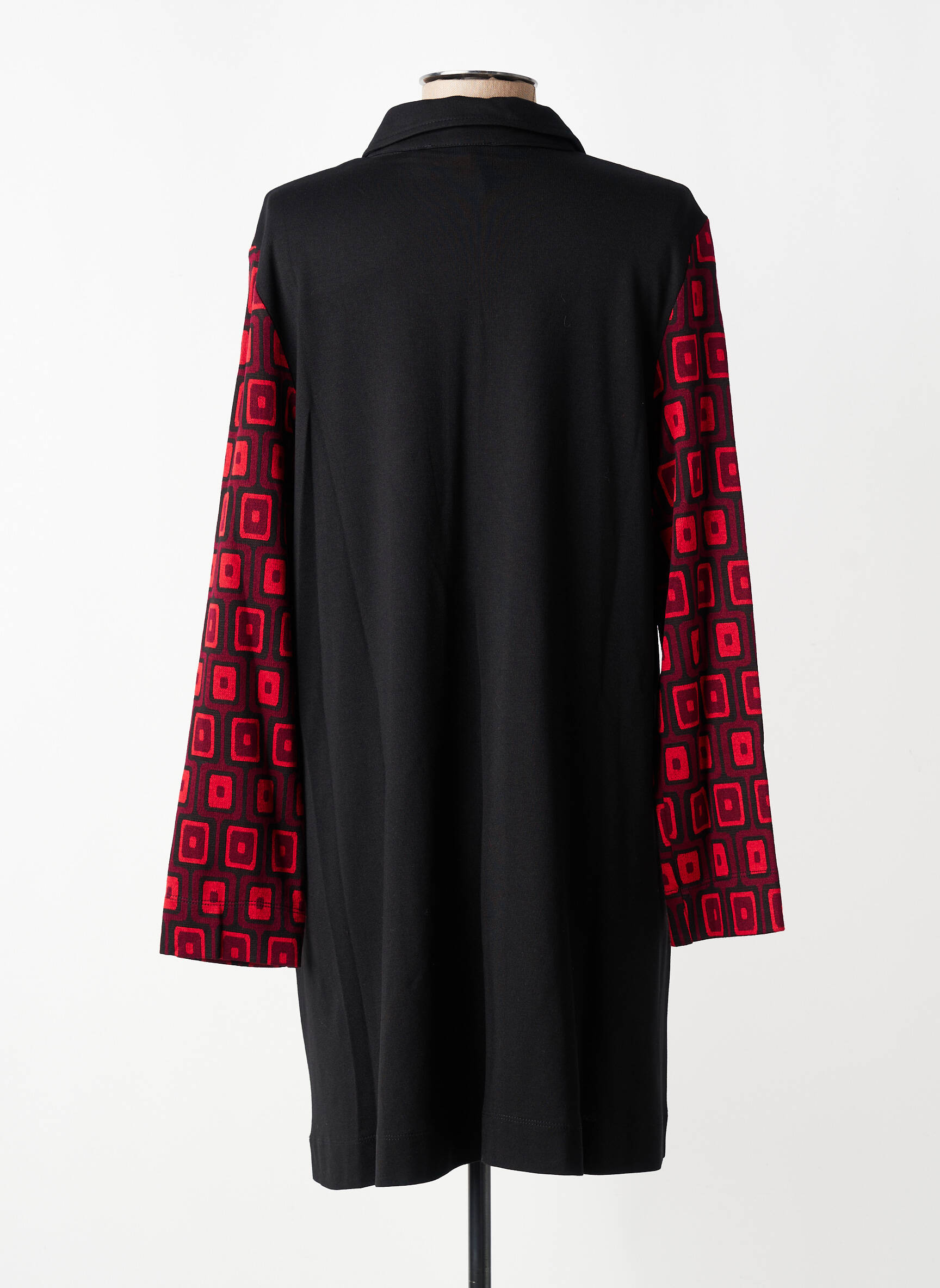 Rochie scurtă mâneci lungi mâneci lungi roșu ALEMBIKA femeie