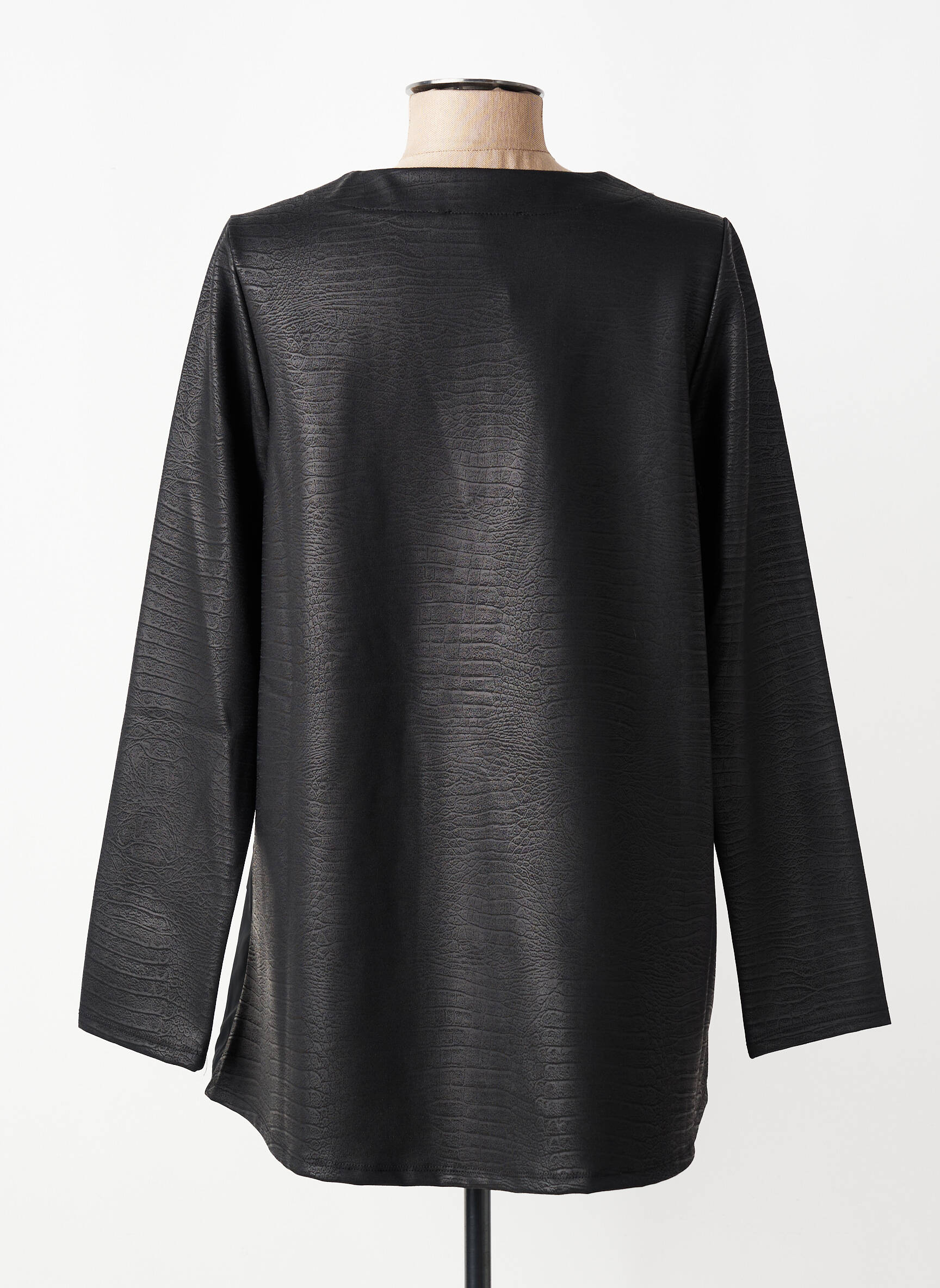 Top mâneci lungi mâneci lungi negru KOZAN femeie