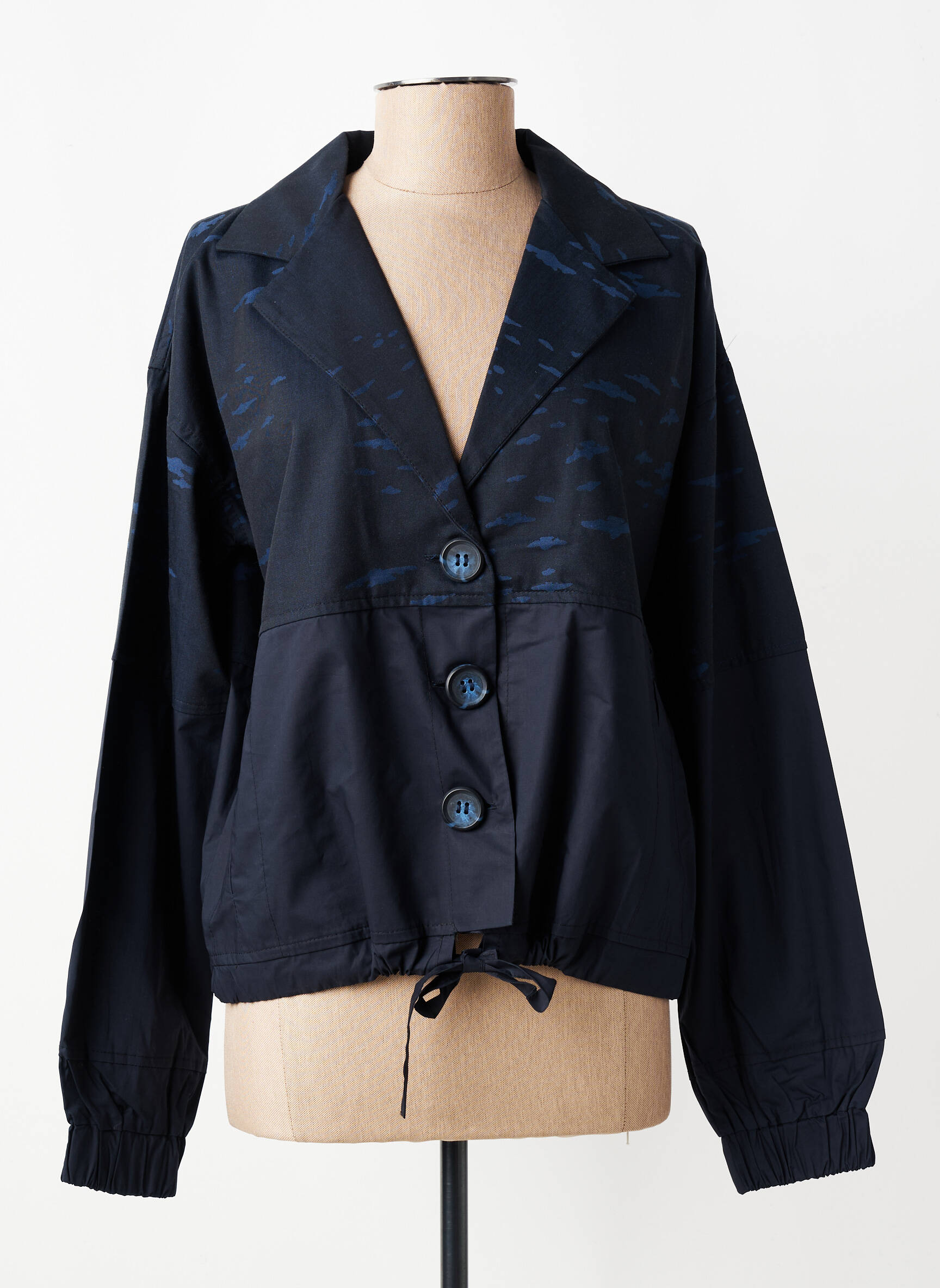 Jachete casual guler tip costum albastru GERSHON BRAM femeie