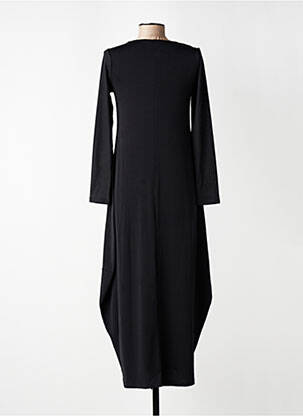 Rochie lungă mâneci lungi mâneci lungi negru KOZAN femeie