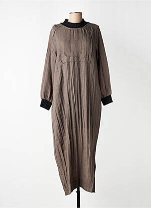 Rochie lungă mâneci lungi mâneci lungi verde GERSHON BRAM femeie