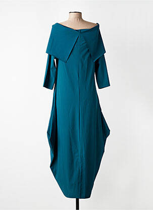 Rochie midi mâneci 3/4 mâneci 3/4 verde KOZAN femeie