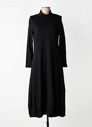 Rochie midi mâneci lungi mâneci lungi negru ALEMBIKA femeie