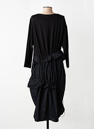 Rochie midi mâneci lungi mâneci lungi negru URBAN BY ALEMBIKA femeie