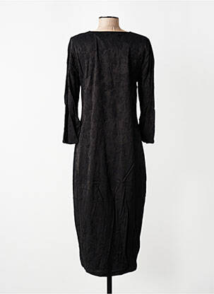 Rochie midi mâneci lungi mâneci lungi negru ELSEWHERE femeie