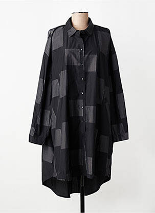Tunică mâneci lungi guler de bluză gri URBAN BY ALEMBIKA femeie
