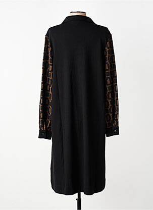 Rochie midi mâneci lungi mâneci lungi maro ALEMBIKA femeie