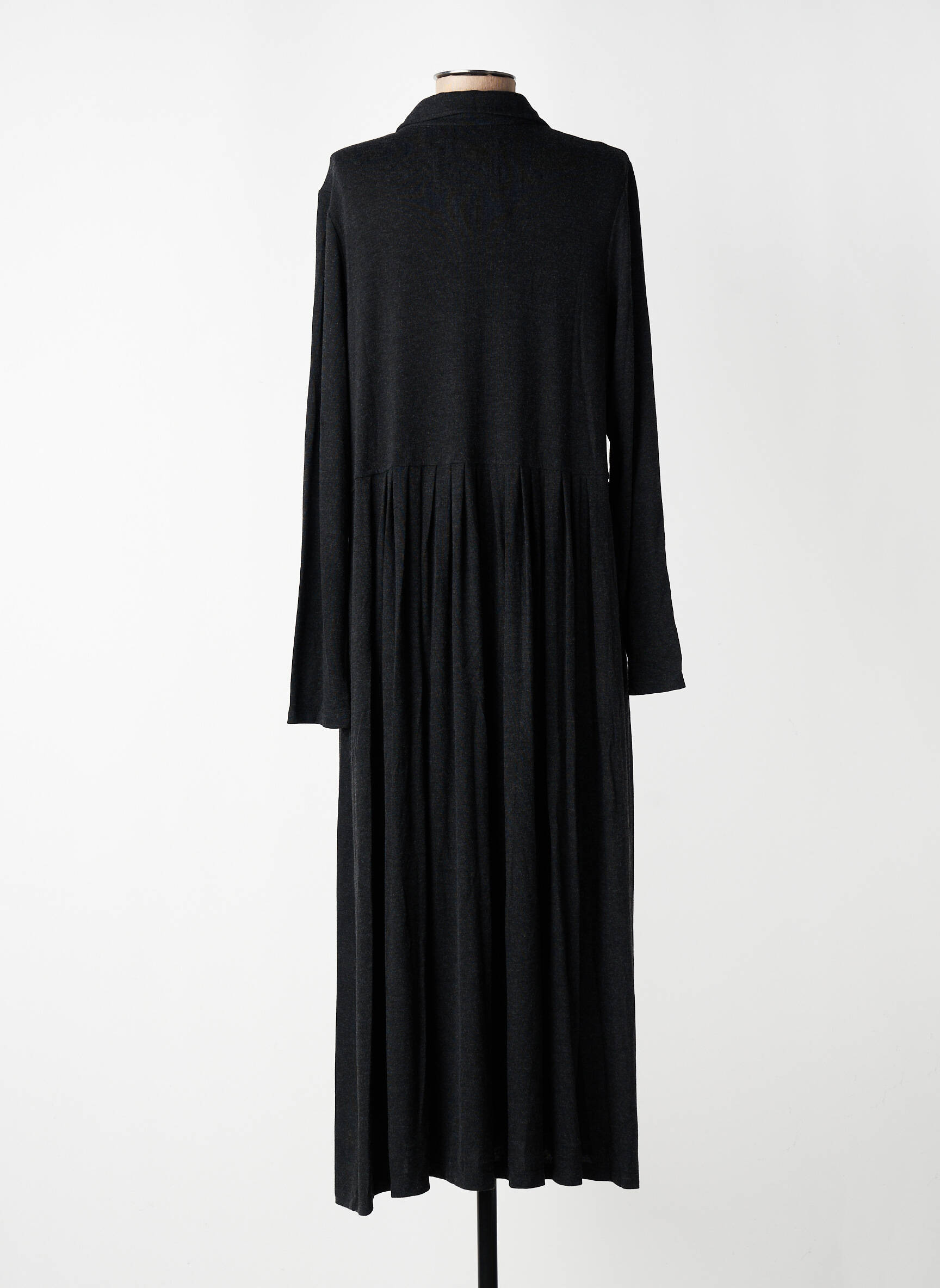 Rochie lungă mâneci lungi mâneci lungi gri URBAN BY ALEMBIKA femeie