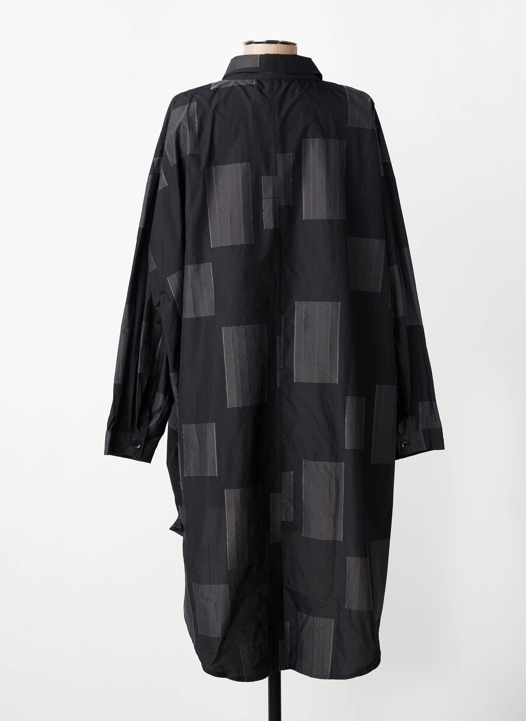 Tunică mâneci lungi guler de bluză gri URBAN BY ALEMBIKA femeie
