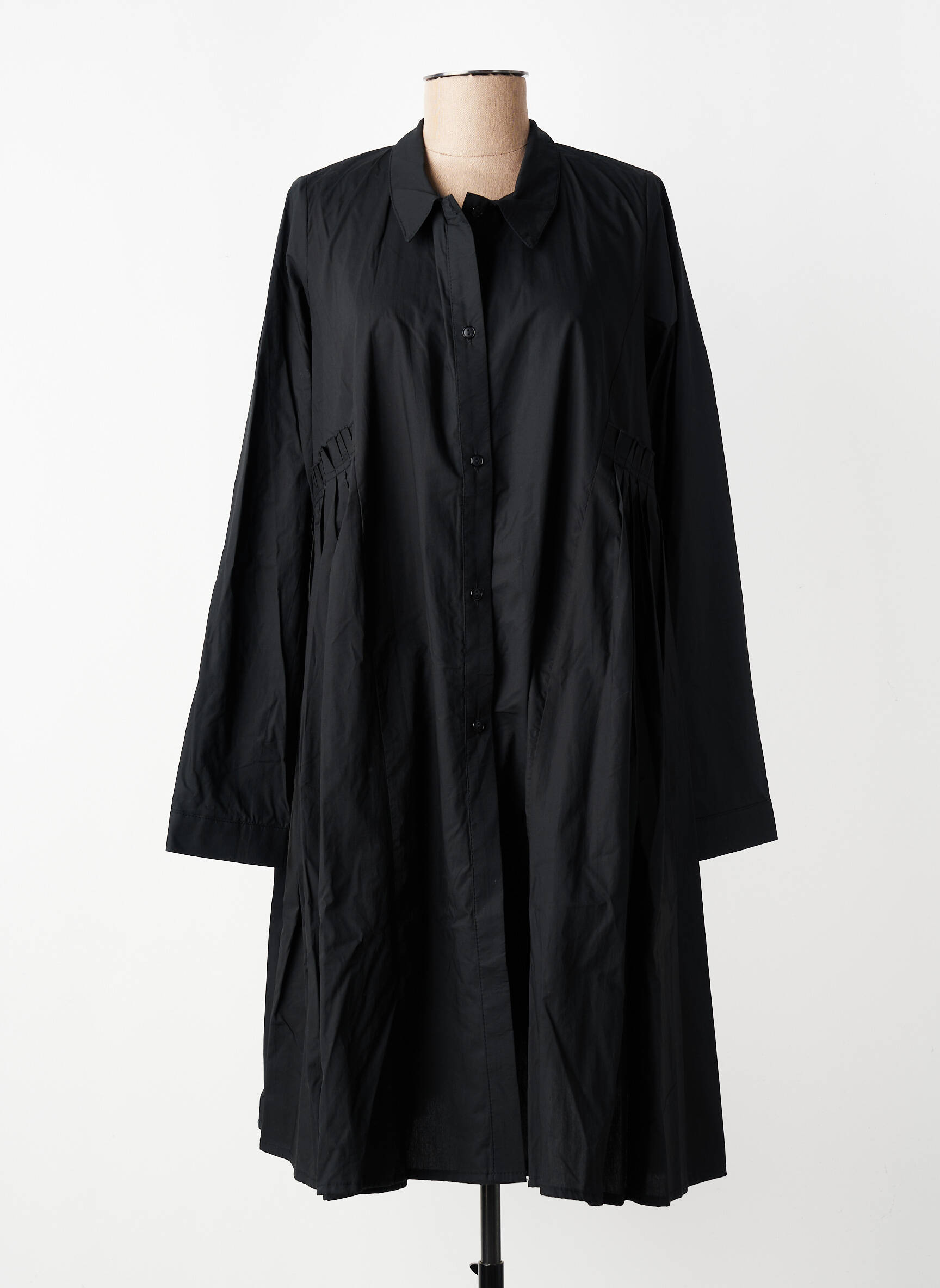Rochie midi mâneci lungi mâneci lungi negru GERSHON BRAM femeie