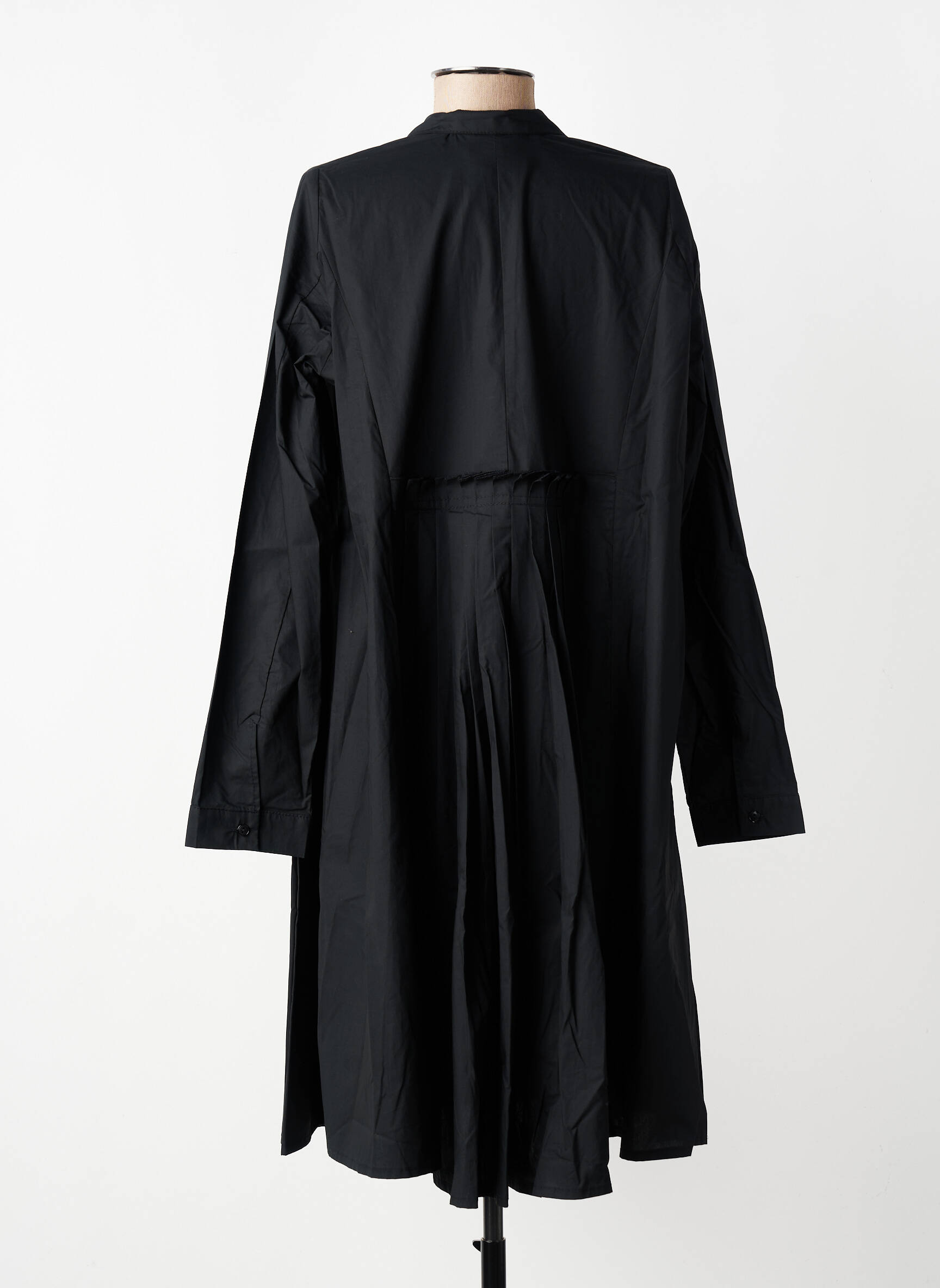 Rochie midi mâneci lungi mâneci lungi negru GERSHON BRAM femeie