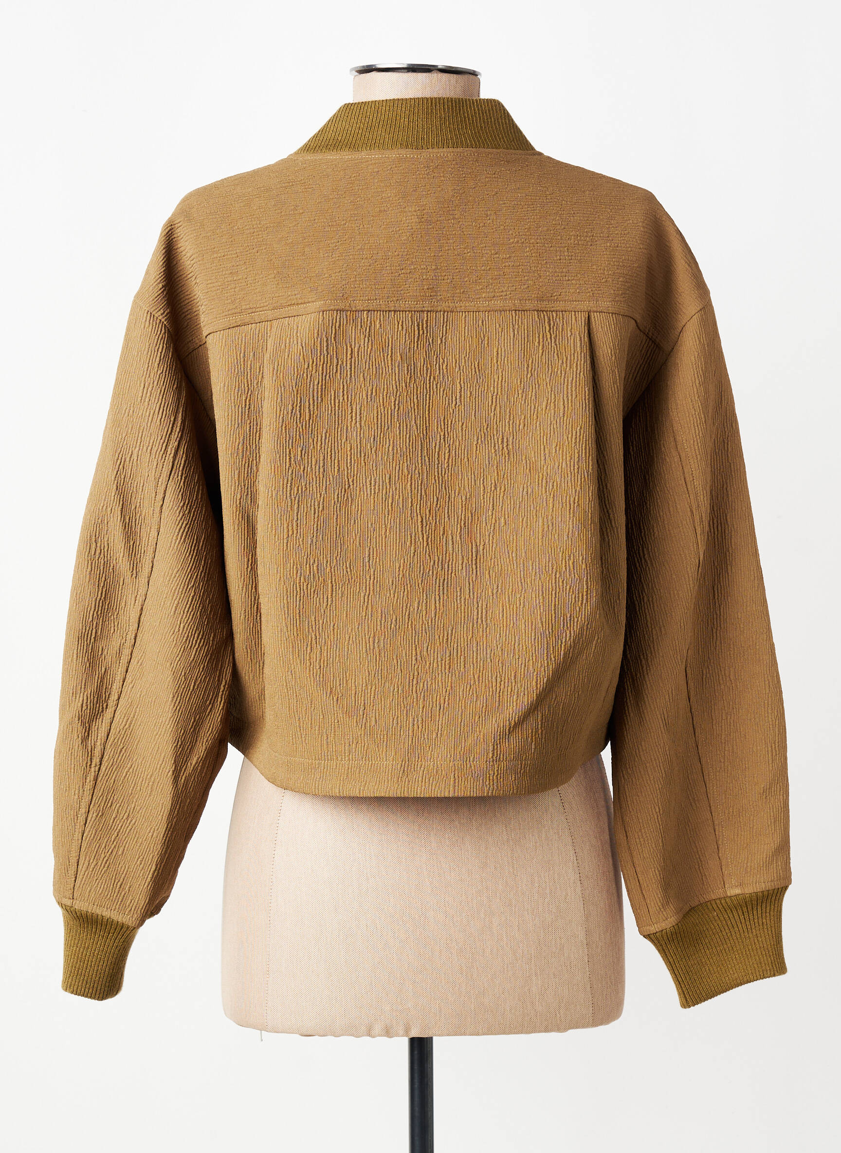 Jachete casual guler rotund verde CPC femeie