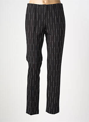 Pantalon slim talie elastică mărime normală negru ALEMBIKA femeie
