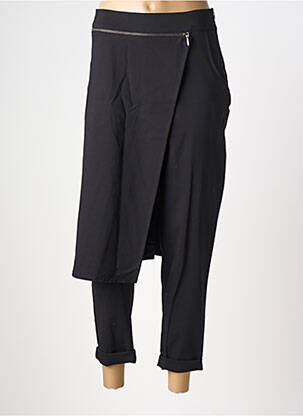 Pantalon slim țesătură poplin mărime normală negru ELSEWHERE femeie