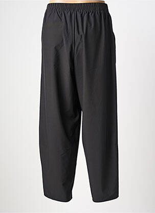Pantalon drept țesătură poplin talie înaltă negru LUUKAA femeie