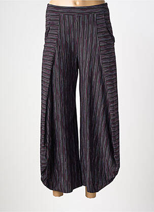 Pantalon 7/8 talie înaltă talie înaltă violet KOZAN femeie