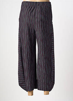 Pantalon 7/8 talie înaltă talie înaltă violet KOZAN femeie