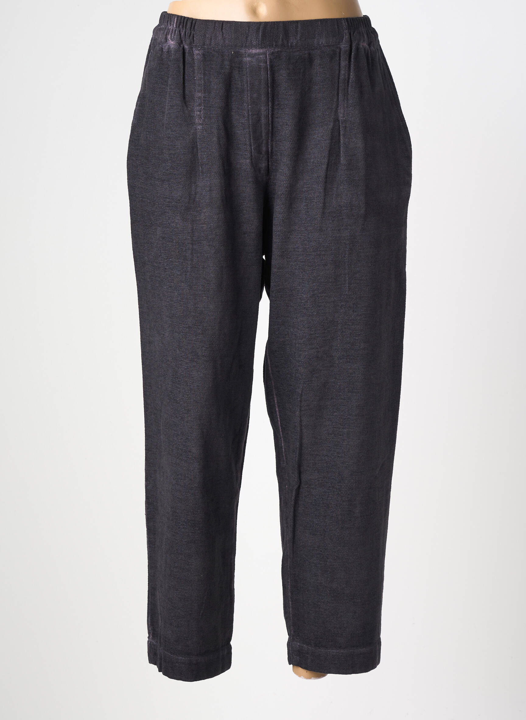 Pantalon 7/8 elasticitate mărime normală gri GRIZAS femeie