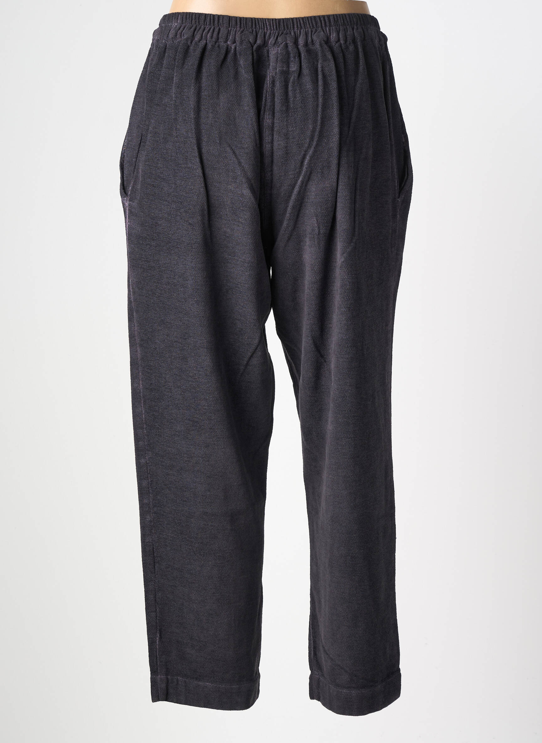 Pantalon 7/8 elasticitate mărime normală gri GRIZAS femeie