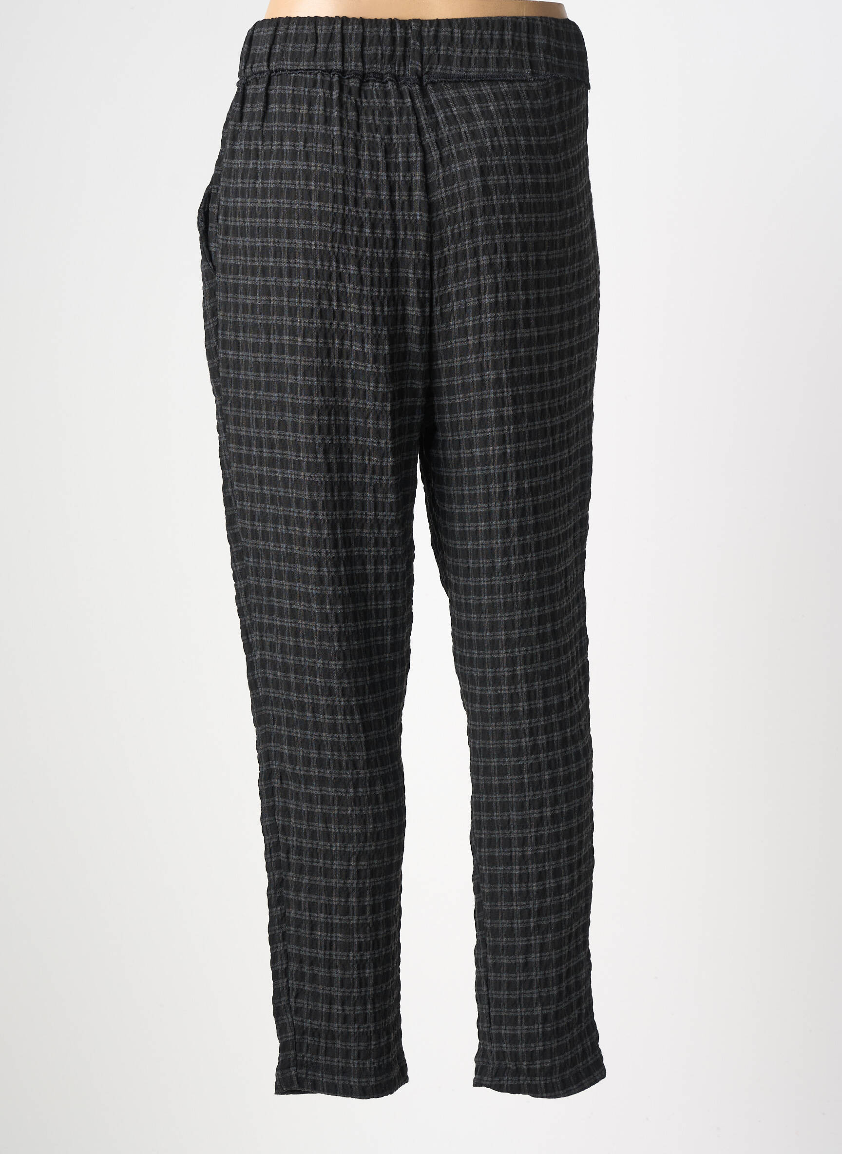 Pantalon slim talie elastică mărime normală gri GERSHON BRAM femeie