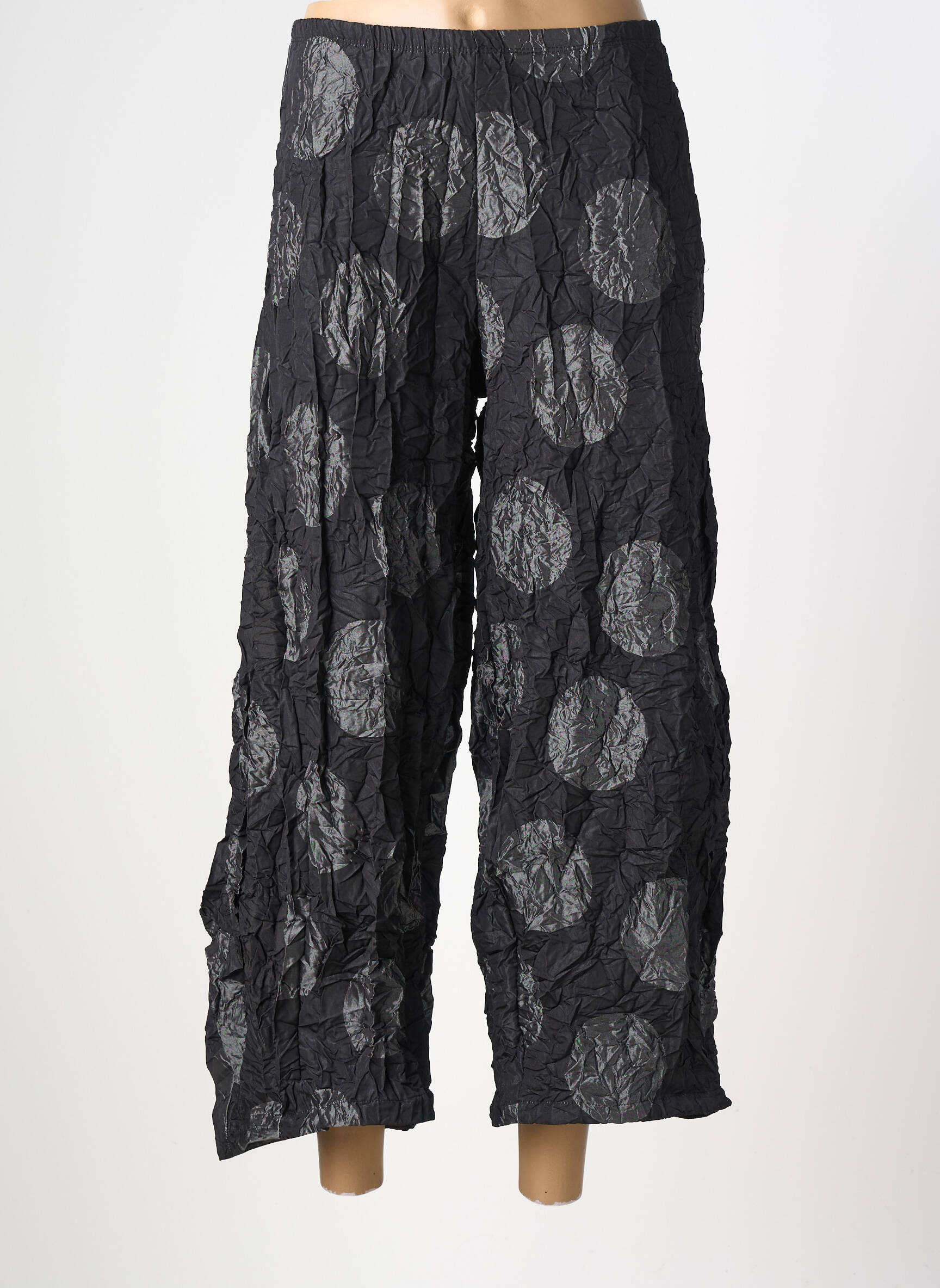 Pantalon 7/8 elasticitate mărime normală gri KOZAN femeie