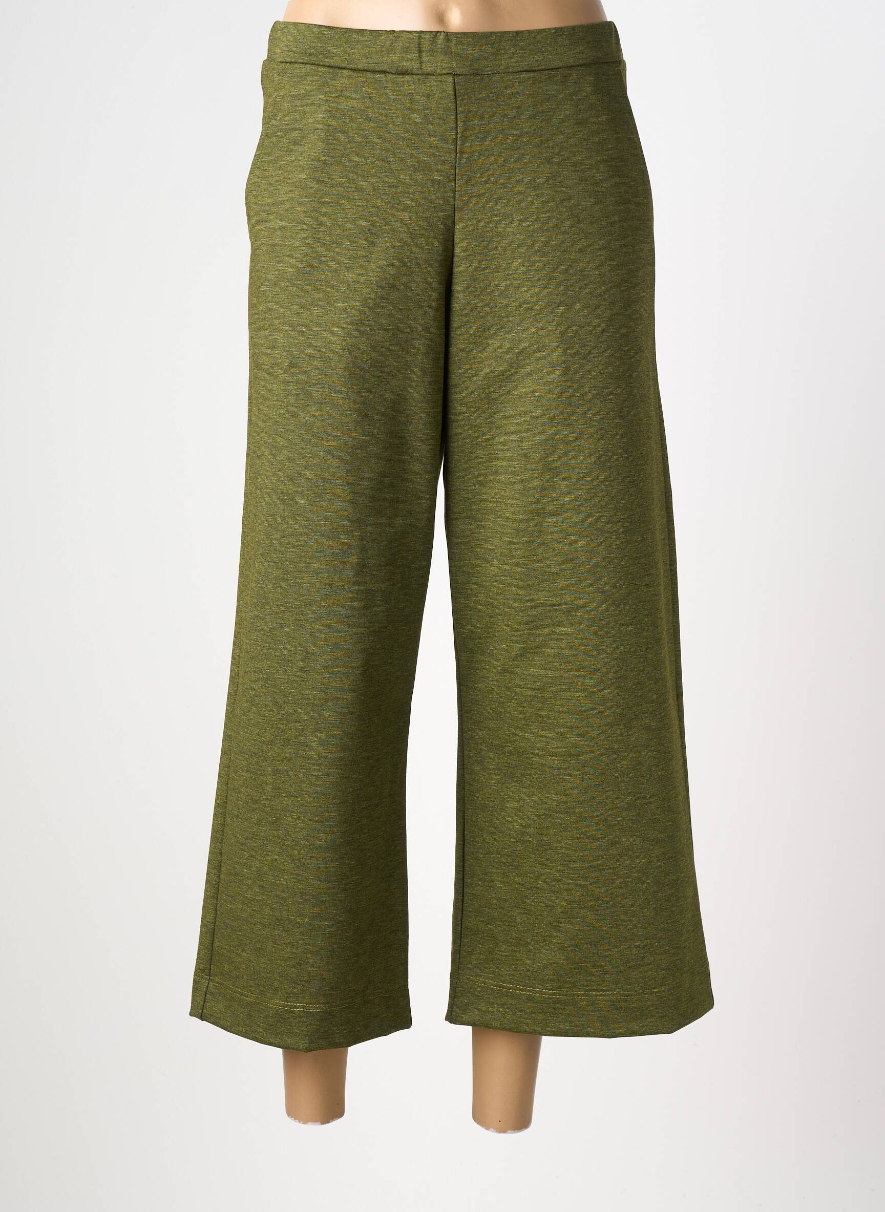 Pantalon 7/8 elasticitate mărime normală verde ALEMBIKA femeie