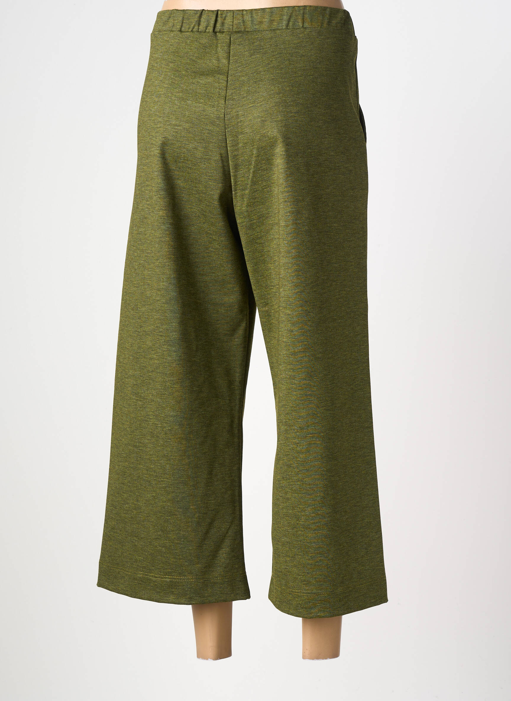 Pantalon 7/8 elasticitate mărime normală verde ALEMBIKA femeie