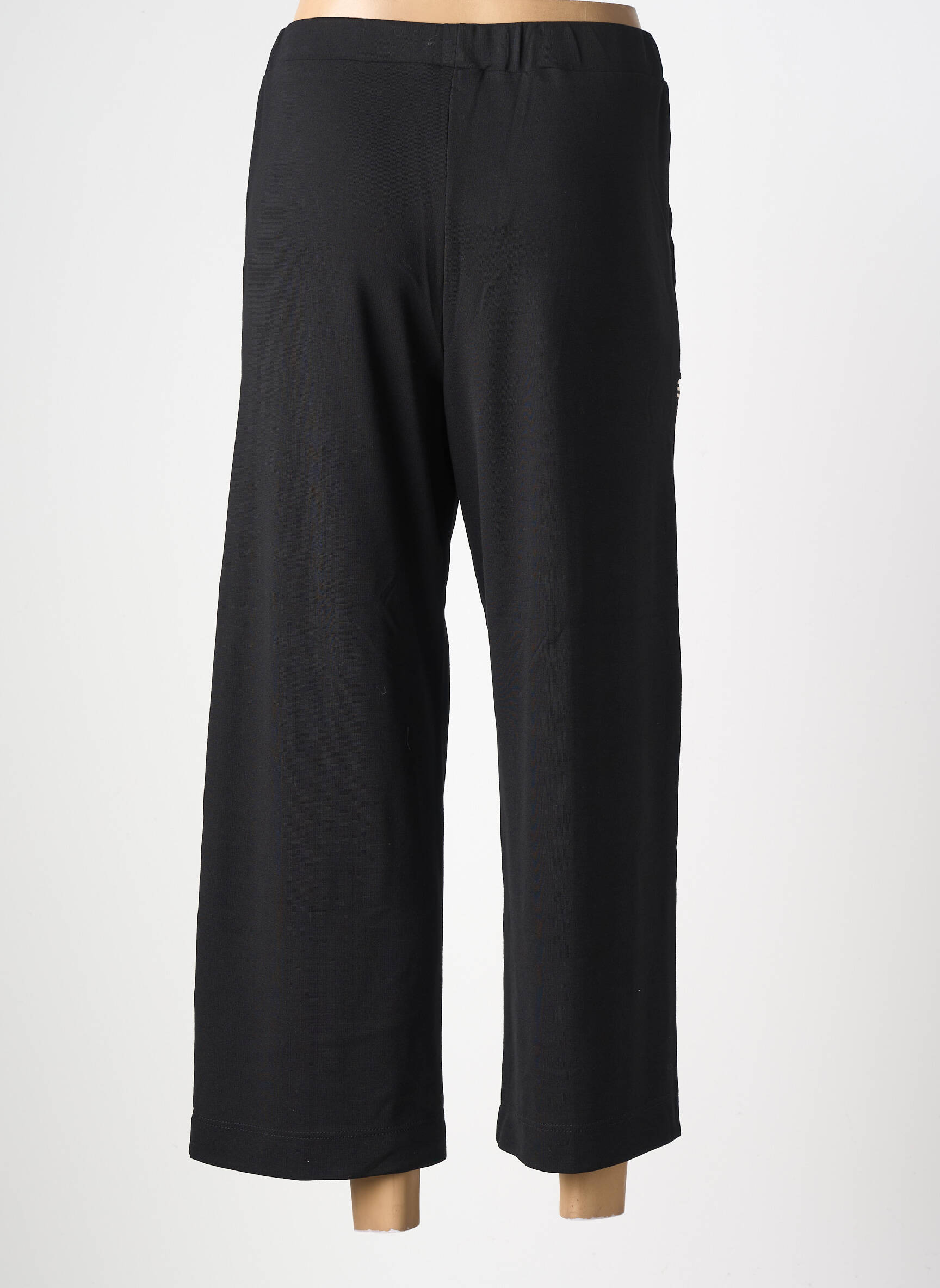 Pantalon 7/8 elasticitate mărime normală negru ALEMBIKA femeie