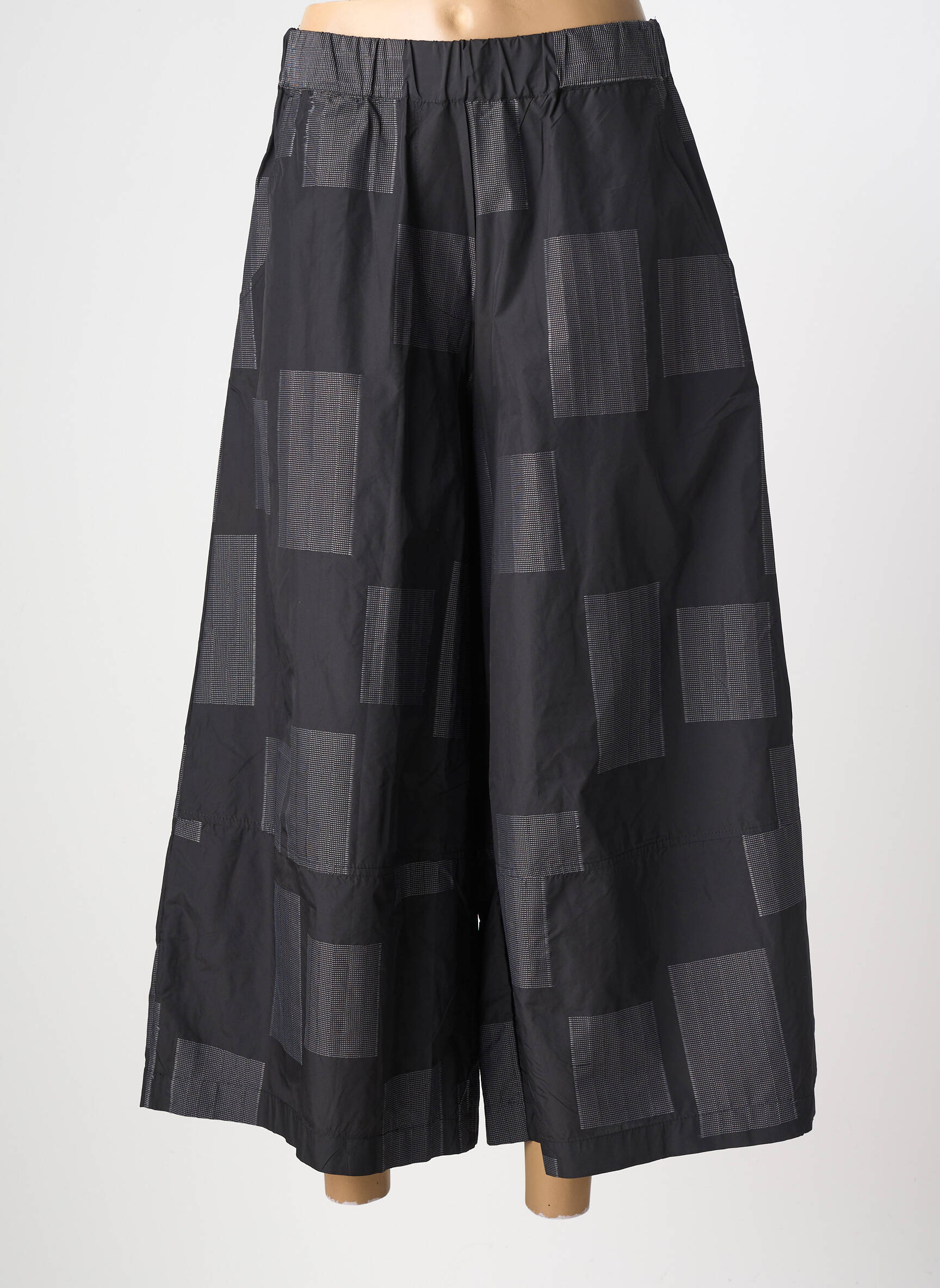 Pantalon trei sferturi elasticitate mărime normală gri URBAN BY ALEMBIKA femeie