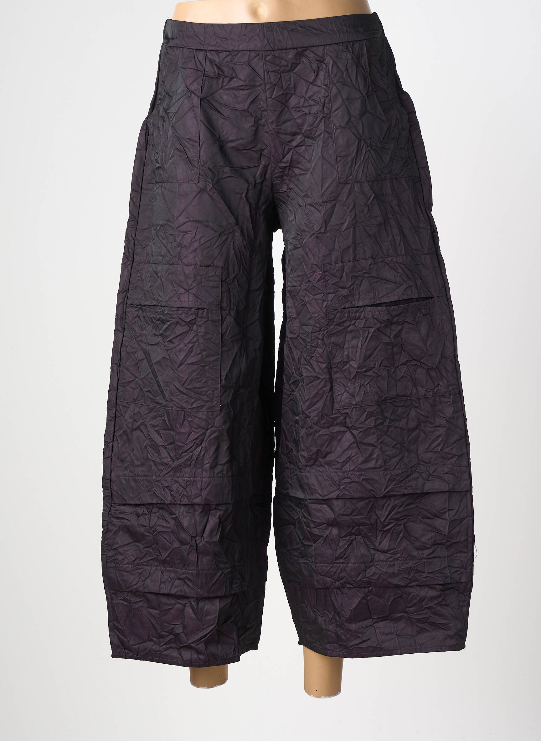 Pantalon 7/8 elasticitate mărime normală violet KOZAN femeie