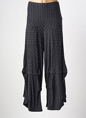 Pantalon drept elasticitate mărime normală negru KOZAN femeie