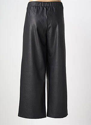 Pantalon drept talie elastică mărime normală negru KOZAN femeie