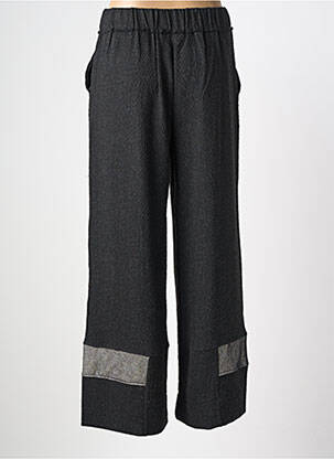 Pantalon larg țesătură crep mărime normală negru GERSHON BRAM femeie