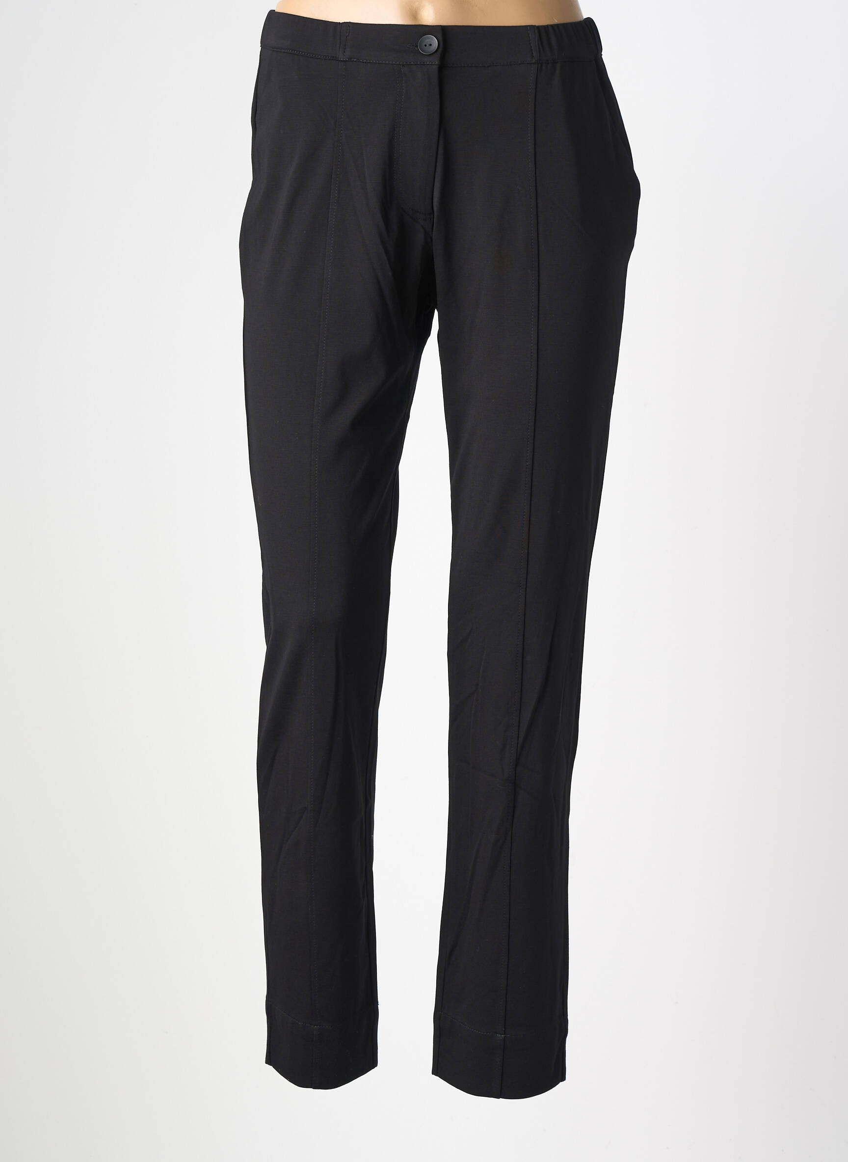 Pantalon slim elasticitate mărime normală negru ALEMBIKA femeie