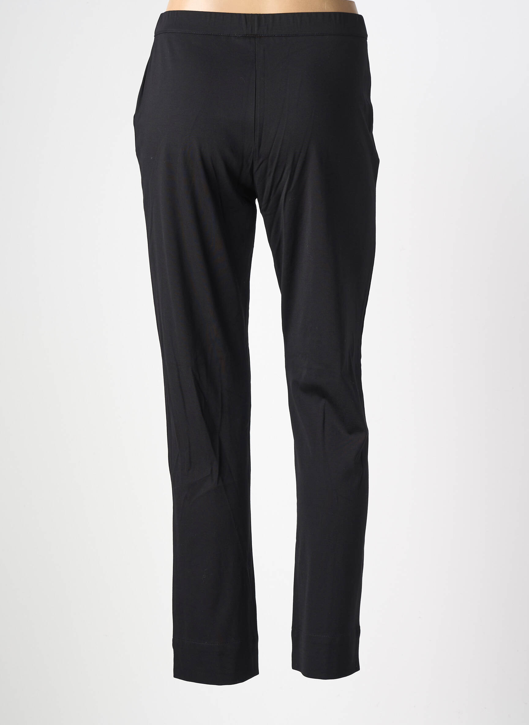 Pantalon slim elasticitate mărime normală negru ALEMBIKA femeie