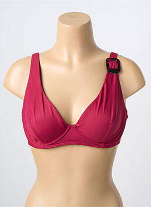 Sutien de costum de baie elasticitate top triunghiuri roz SIMONE PERELE femeie