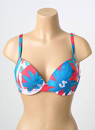 Sutien de costum de baie top sutien modelat top sutien modelat albastru SIMONE PERELE femeie