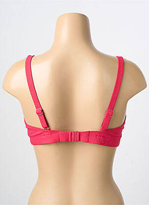 Sutien de costum de baie elasticitate sutien cupe întregi cu decolteu înalt roz SIMONE PERELE femeie