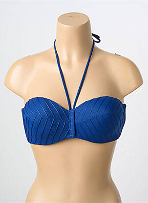 Sutien de costum de baie elasticitate sutiene albastru LOU femeie