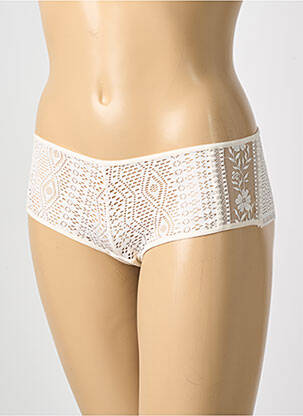 Shorty elasticitate alb PASSIONATA femeie