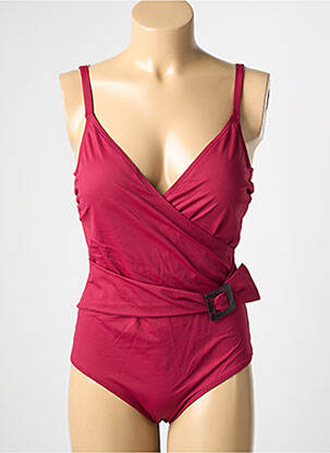 Costum de baie dintr-o singură piesă elasticitate top triunghiuri violet SIMONE PERELE femeie