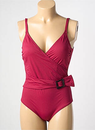 Costum de baie dintr-o singură piesă elasticitate top triunghiuri violet SIMONE PERELE femeie